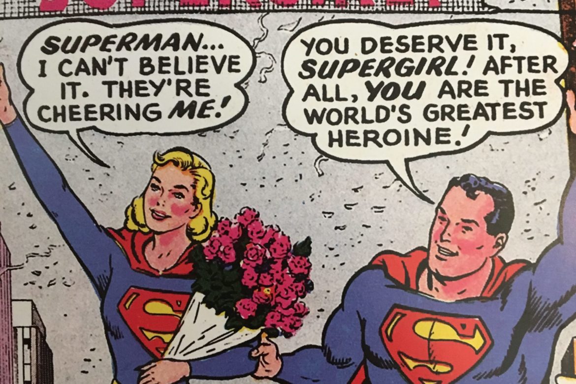 Superman presents Supergirl to the World!