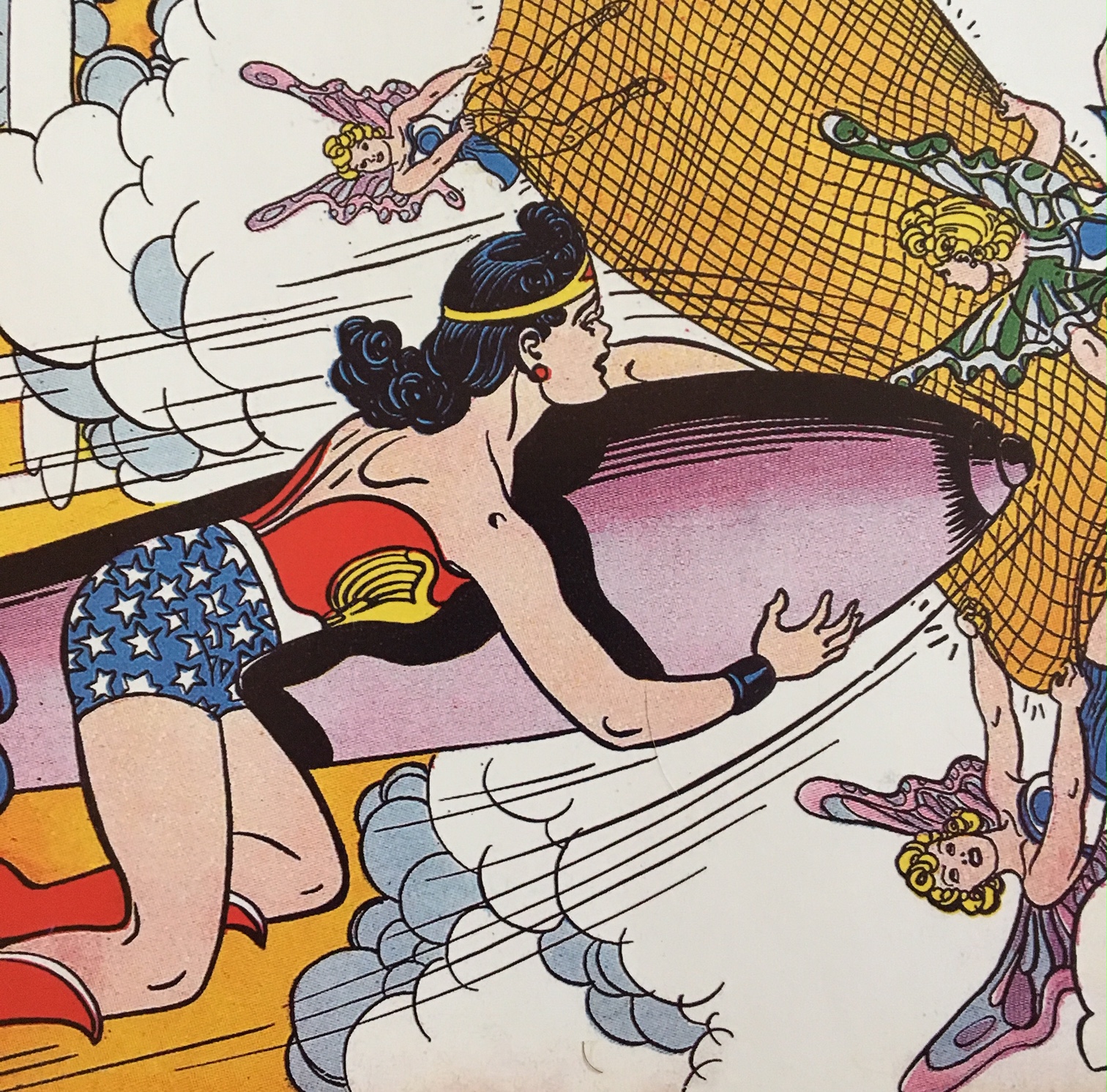 Wonder Woman and the Winged Maidens of Venus.