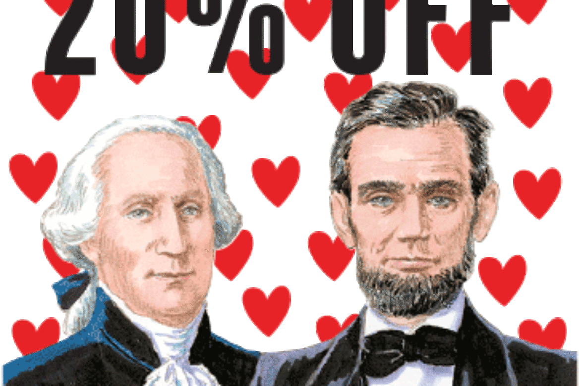 Early President’s Day-Valentine’s Day 20% OFF Sitewide Sale’s On!