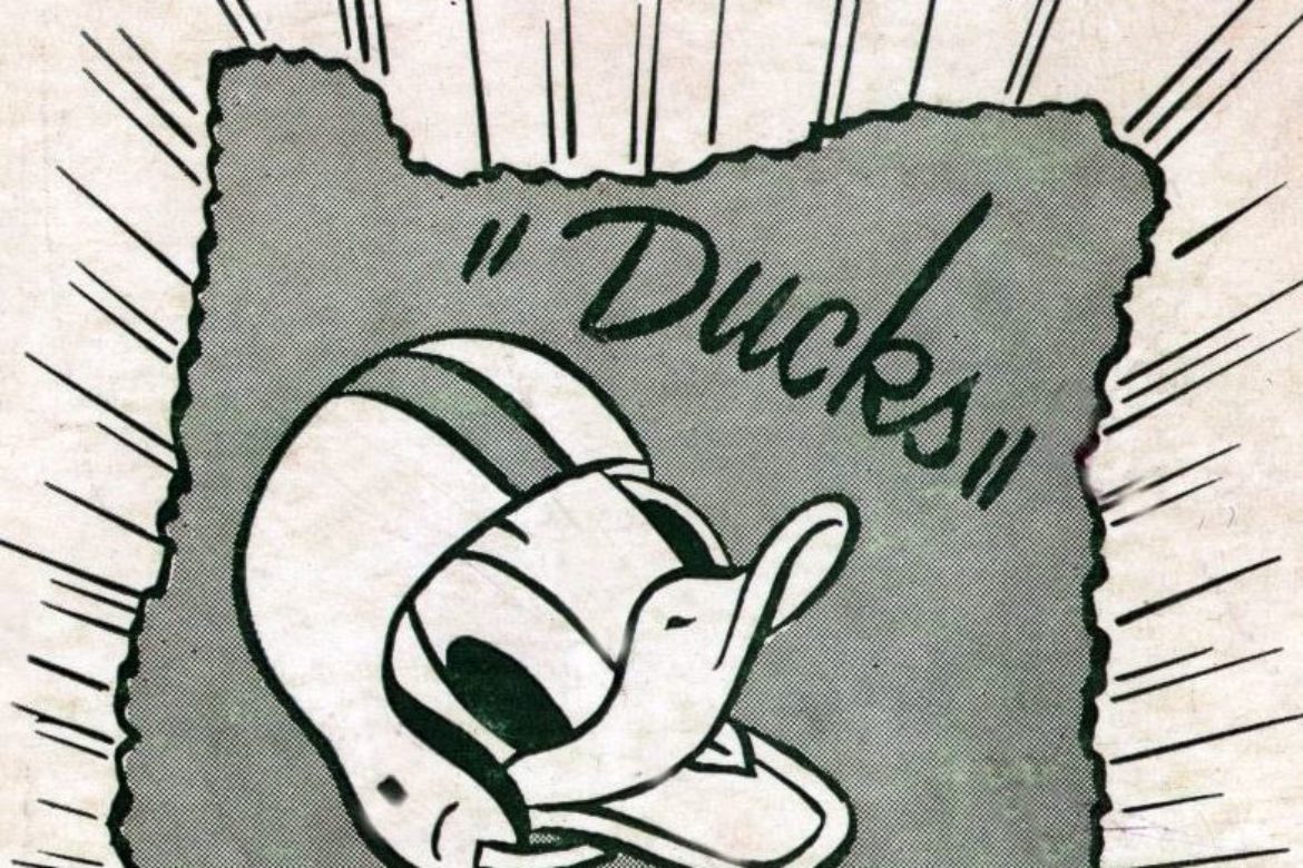 Mascot Monday with the Oregon Duck: Sneak Peek the NEW Oregon Ducks 2020 Vintage Football Calendar!