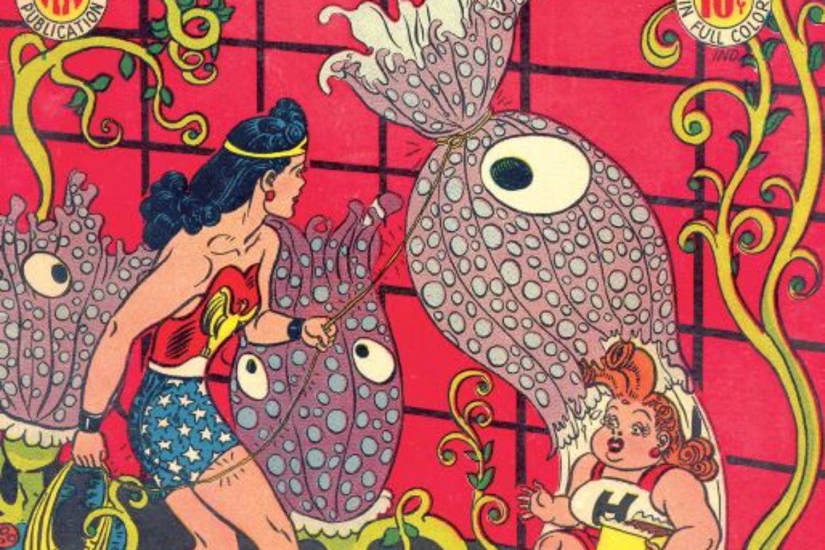 Wonder Woman and the adventure of the OCTOPUS PLANT!