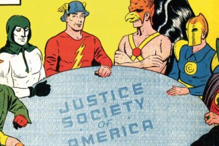 First Appearance of the Justice Society of America!