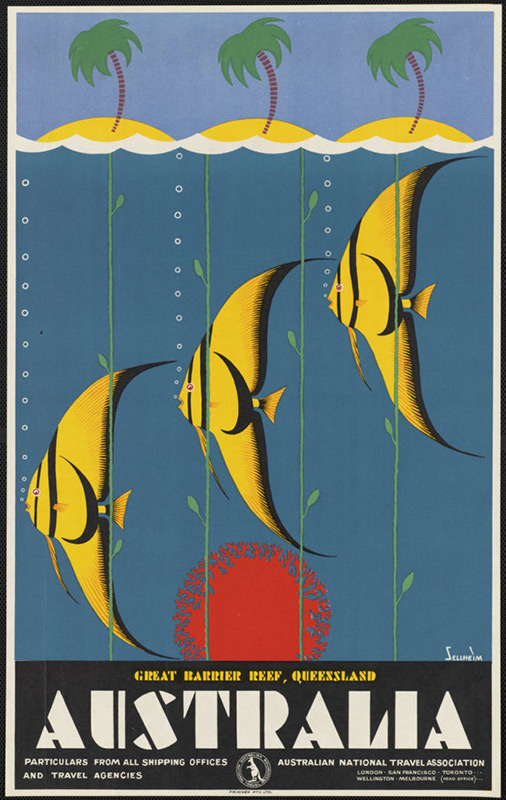 Vintage Australian Travel Poster