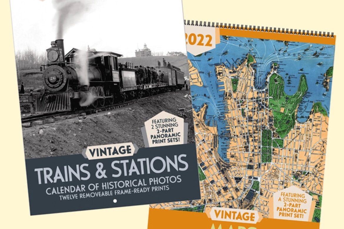 Sneak Peek: 2022 Vintage Trains & Stations & Vintage Maps