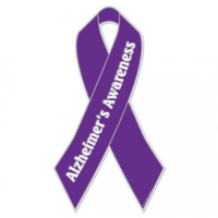Alzheimer's Awareness Purple Ribbon