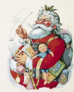 Merry Old Santa Claus, Thomas Nast, 1863
