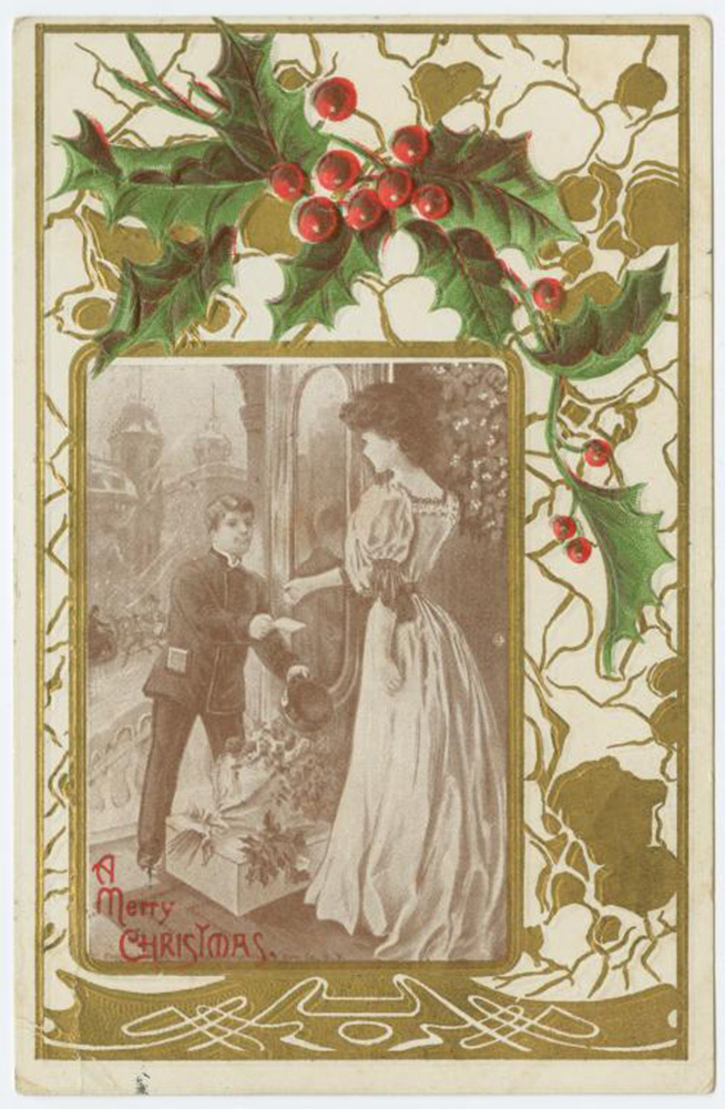 Christmas card, 1907