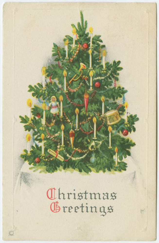 Christmas card, 1921