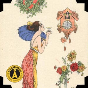 Xavier Sager New Year card illustration, 1917
