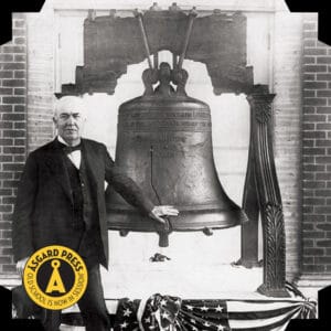 Edison visits the Liberty Bell, 1917