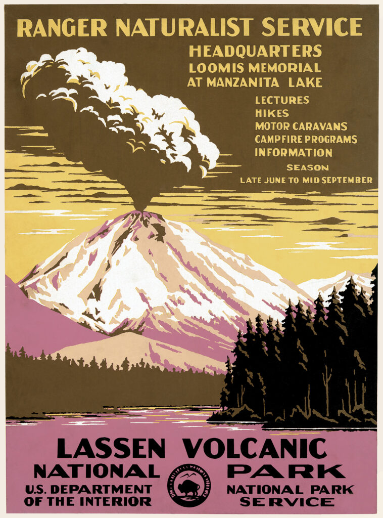 Lassen Volcanic Natl Park poster