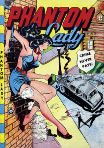 Image of comic book cover for Phantom Lady #22, 1949