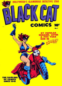 Image of comic book cover for Black Cat Comics #1, 1941