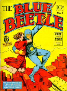 Image of comic book cover for The Blue Beetle #4, 1939