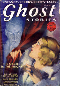 Cover of Ghost Stories, March 1930, illustration by Dalton Stevens