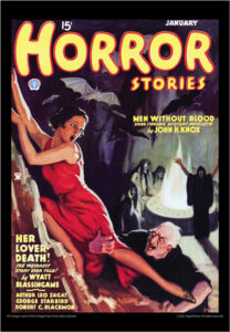 Cover of Horror Stories, January 1935