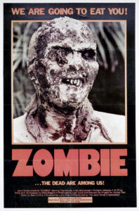 Image of movie poster for Zombie, 1979