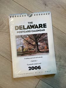 Front cover of the Delaware Postcard Calendar from 2006