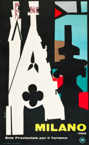 Poster: Milano, 1958. Artist: Marcello Nizzoli.