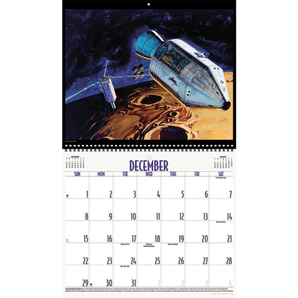 2024 Asgard Press Vintage Art of Space Calendar