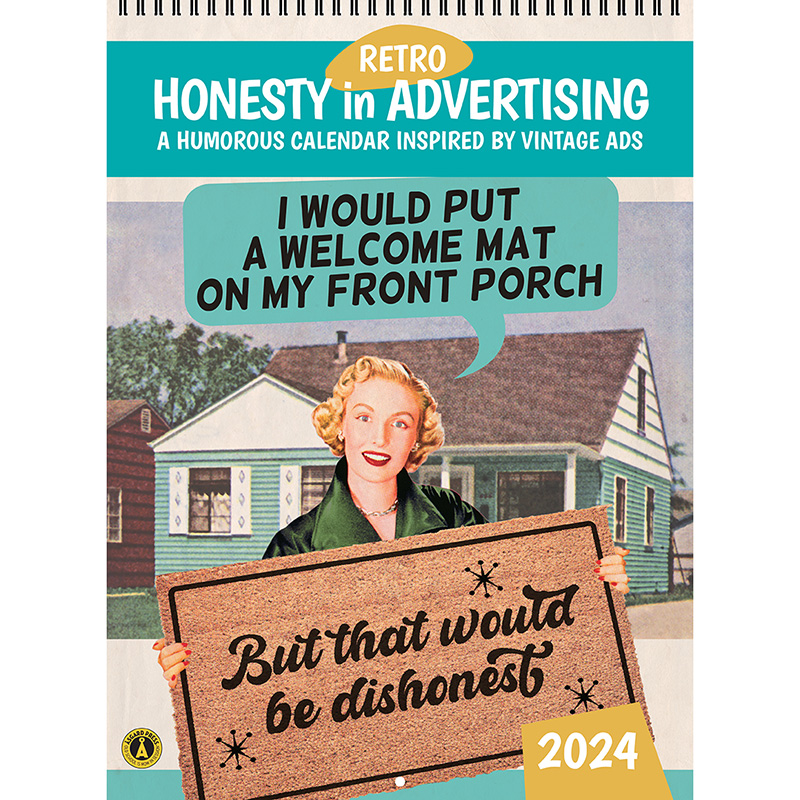 2024 Asgard Press Retro Honesty in Advertising Calendar