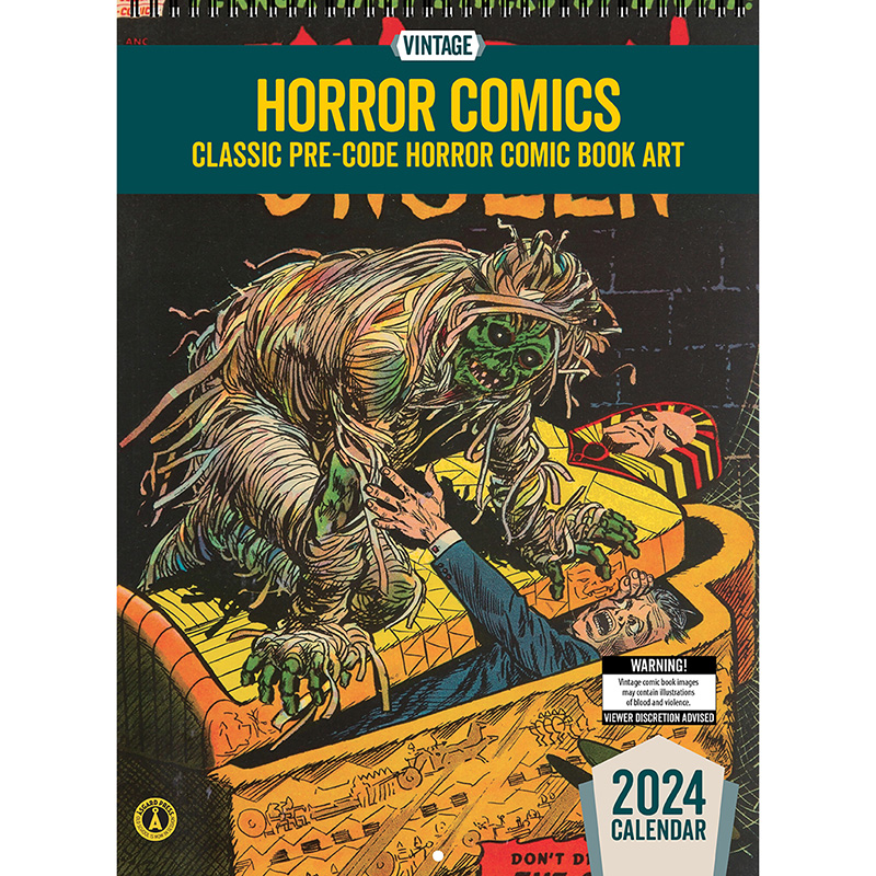 2024 Asgard Press Vintage Horror Comics Calendar
