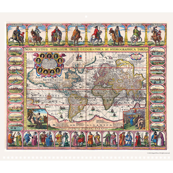 2024 Asgard Press Vintage Maps Calendar