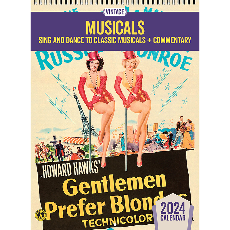 2024 Asgard Press Vintage Musicals Calendar