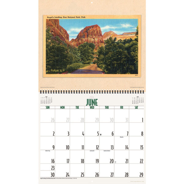 2024 Asgard Press Vintage National Parks Calendar