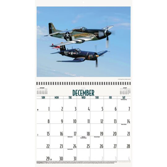 2024 Vintage Airplanes Calendar Asgard Press