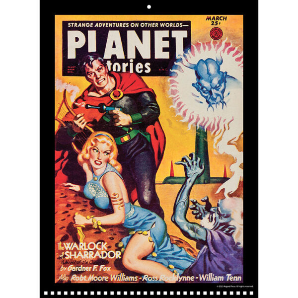 2024 Asgard Press Vintage Sci-Fi Calendar