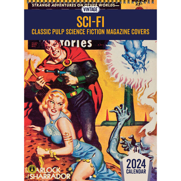 2024 Asgard Press Vintage Sci-Fi Calendar
