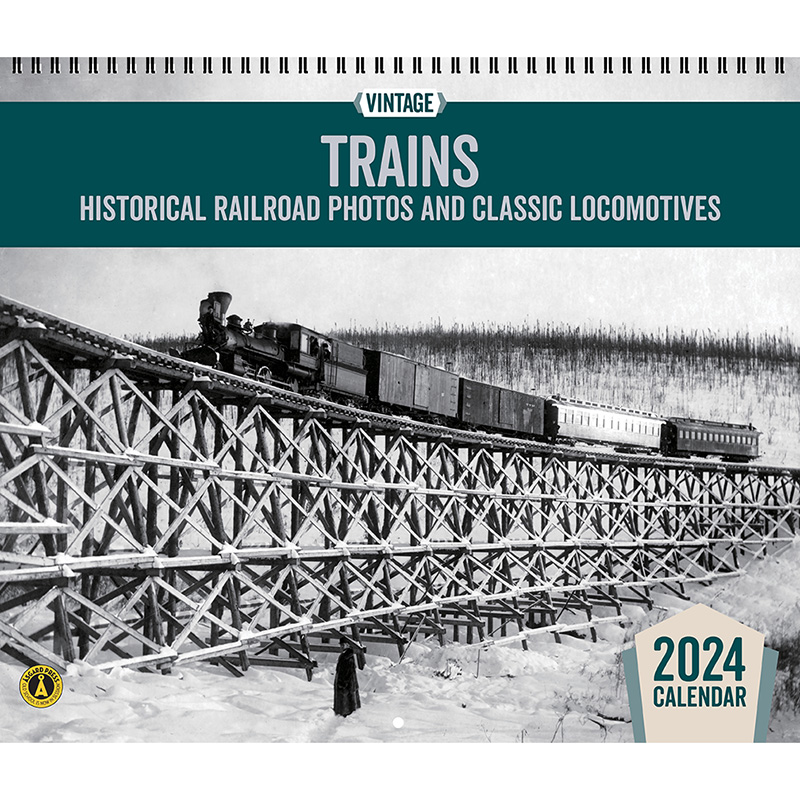 2024 Asgard Press Vintage Trains Calendar