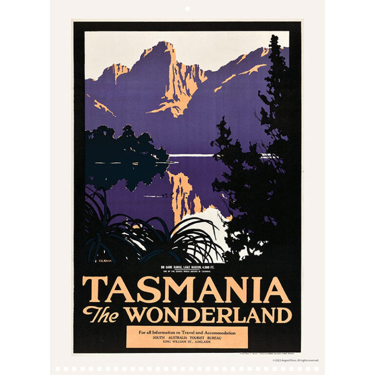 2024 Vintage Travel Calendar Asgard Press
