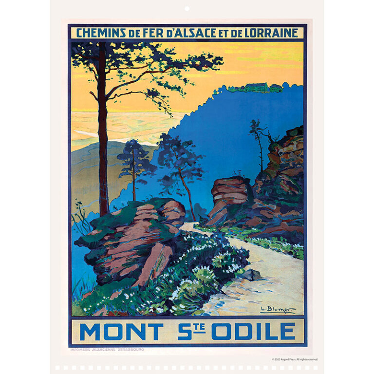 2024 Vintage Travel Calendar Asgard Press