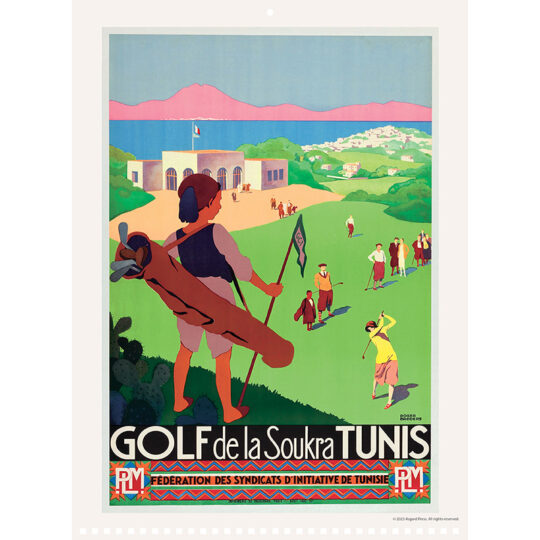 2024 Vintage Travel Calendar Asgard Press