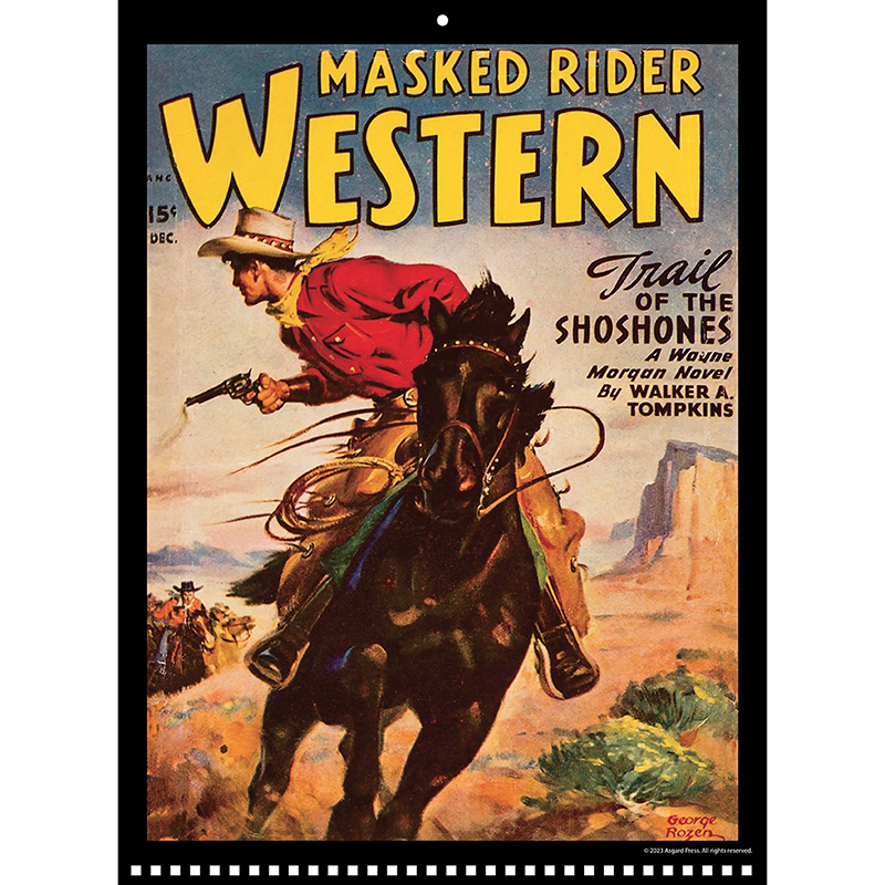 2024 Asgard Press Vintage Westerns Calendar