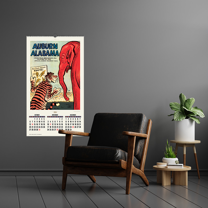 Asgard Press 2024 Vintage Auburn Deluxe Poster Calendar