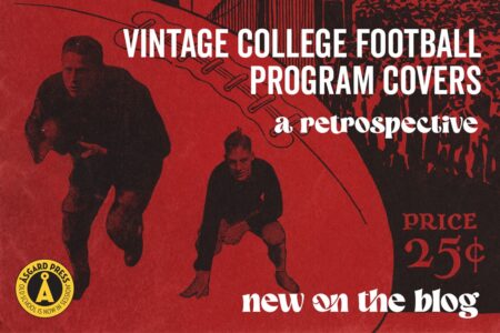 Vintage College Football Program Covers Score Big with Nostalgic Enthusiasts