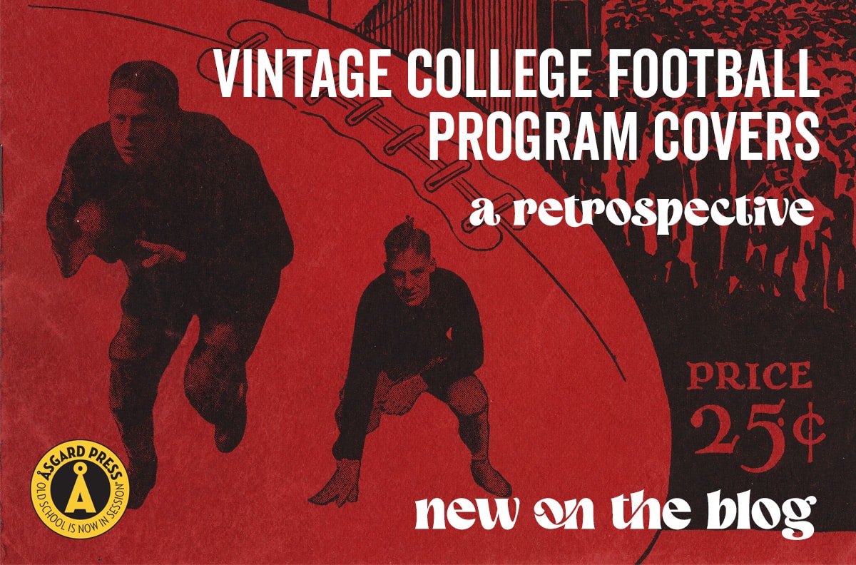 Vintage College Football Program Covers Score Big with Nostalgic Enthusiasts