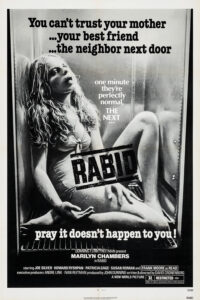 Vintage movie poster for Rabid, 1977