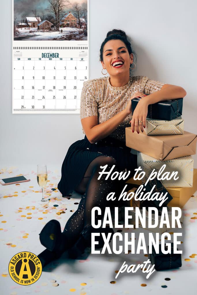 How to plan a holiday calendar exchange party