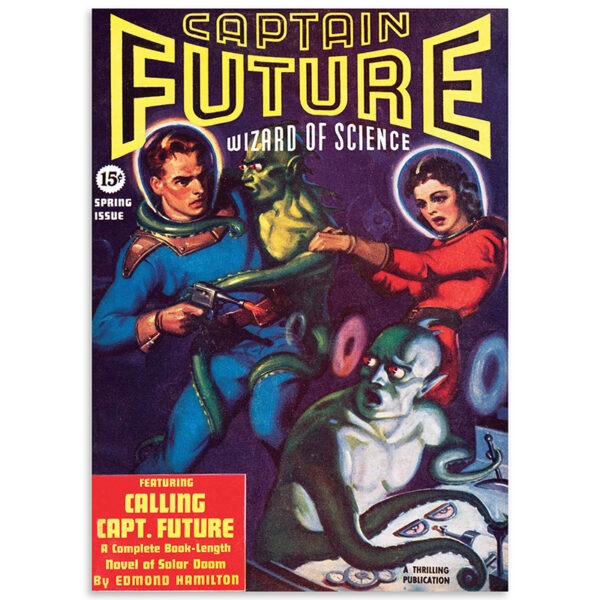 Image of Captain Future pulp sci-fi poster