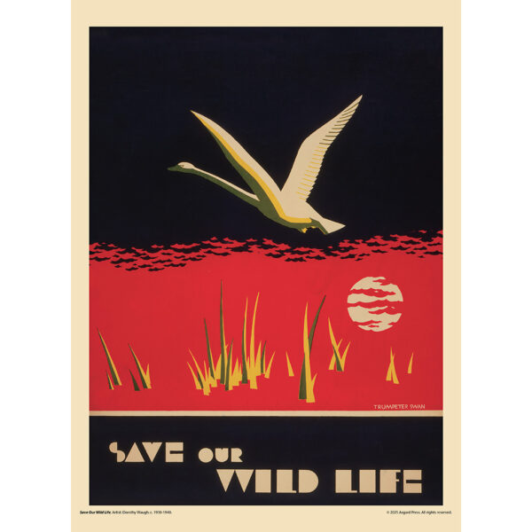 Sample image from the Asgard Press 2026 Vintage National Parks Calendar