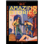 Front cover of the Asgard Press 2026 Vintage Sci-Fi Calendar