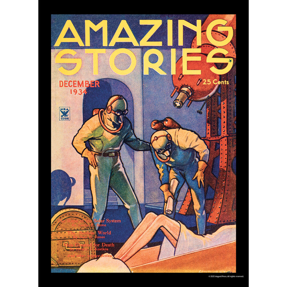Sample image from the Asgard Press 2026 Vintage Sci-Fi Calendar
