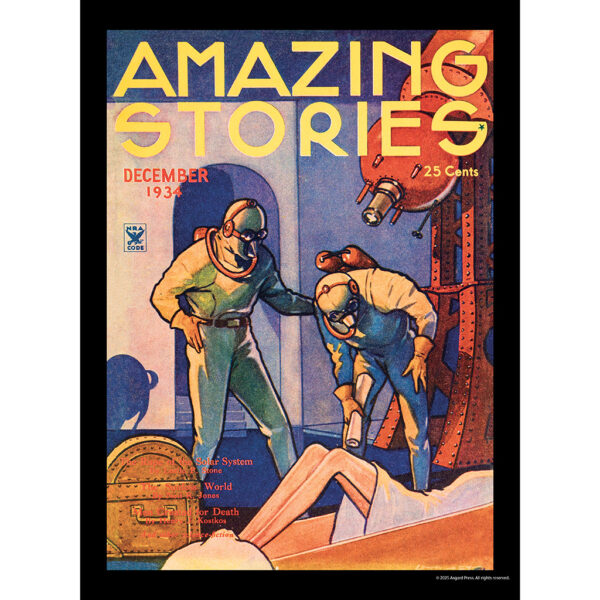 Sample image from the Asgard Press 2026 Vintage Sci-Fi Calendar