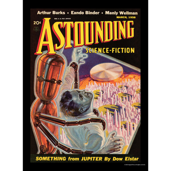 Sample image from the Asgard Press 2026 Vintage Sci-Fi Calendar