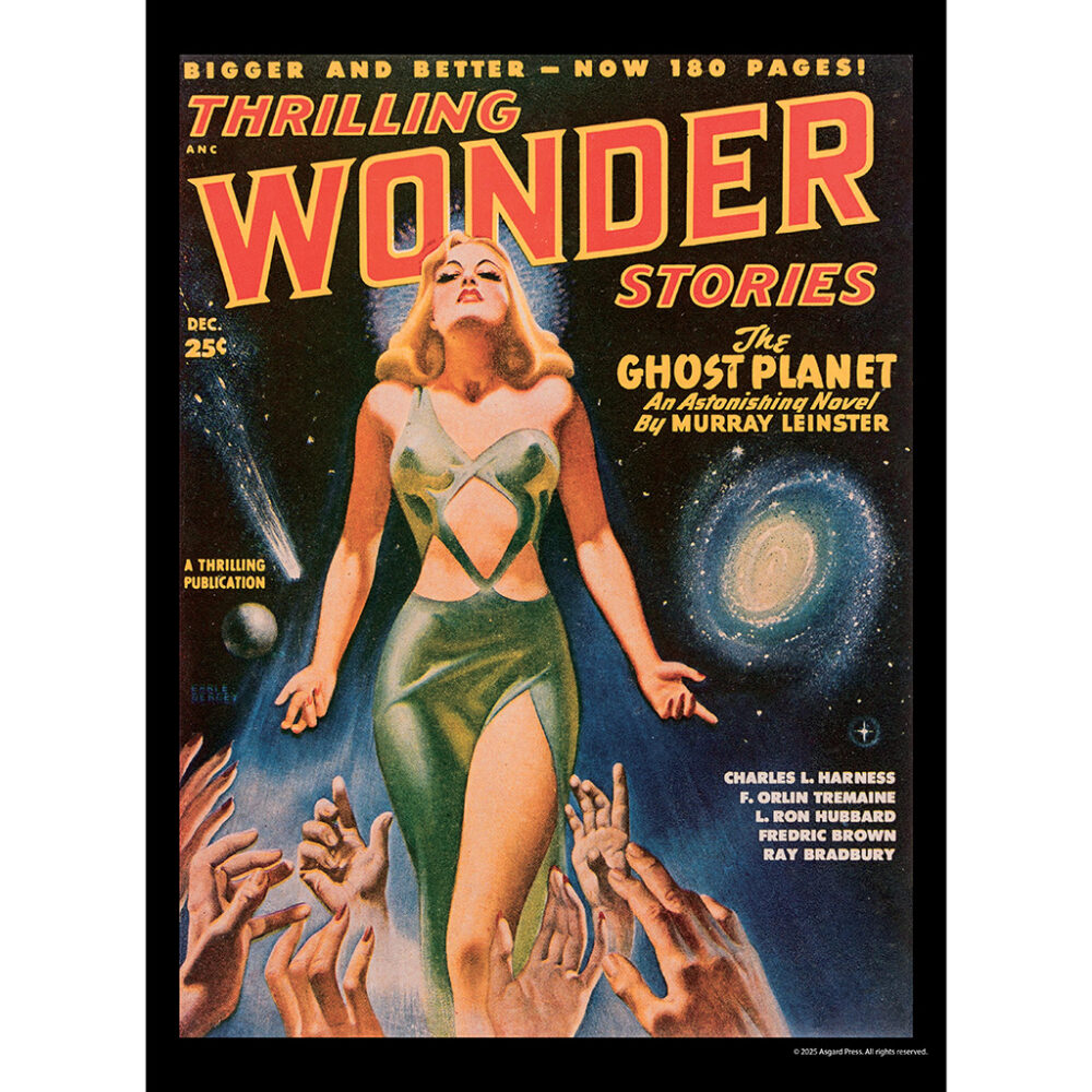 Sample image from the Asgard Press 2026 Vintage Sci-Fi Calendar