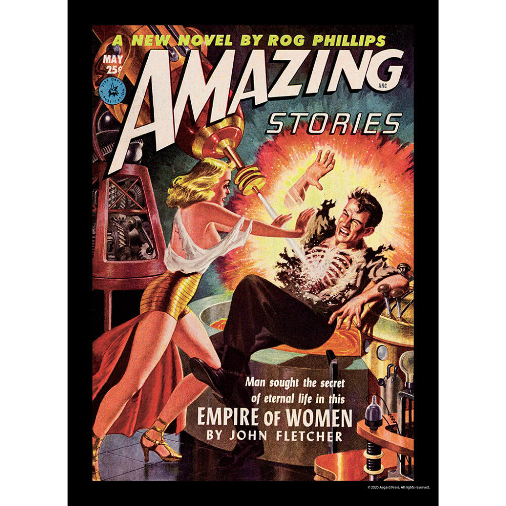Sample image from the Asgard Press 2026 Vintage Sci-Fi Calendar